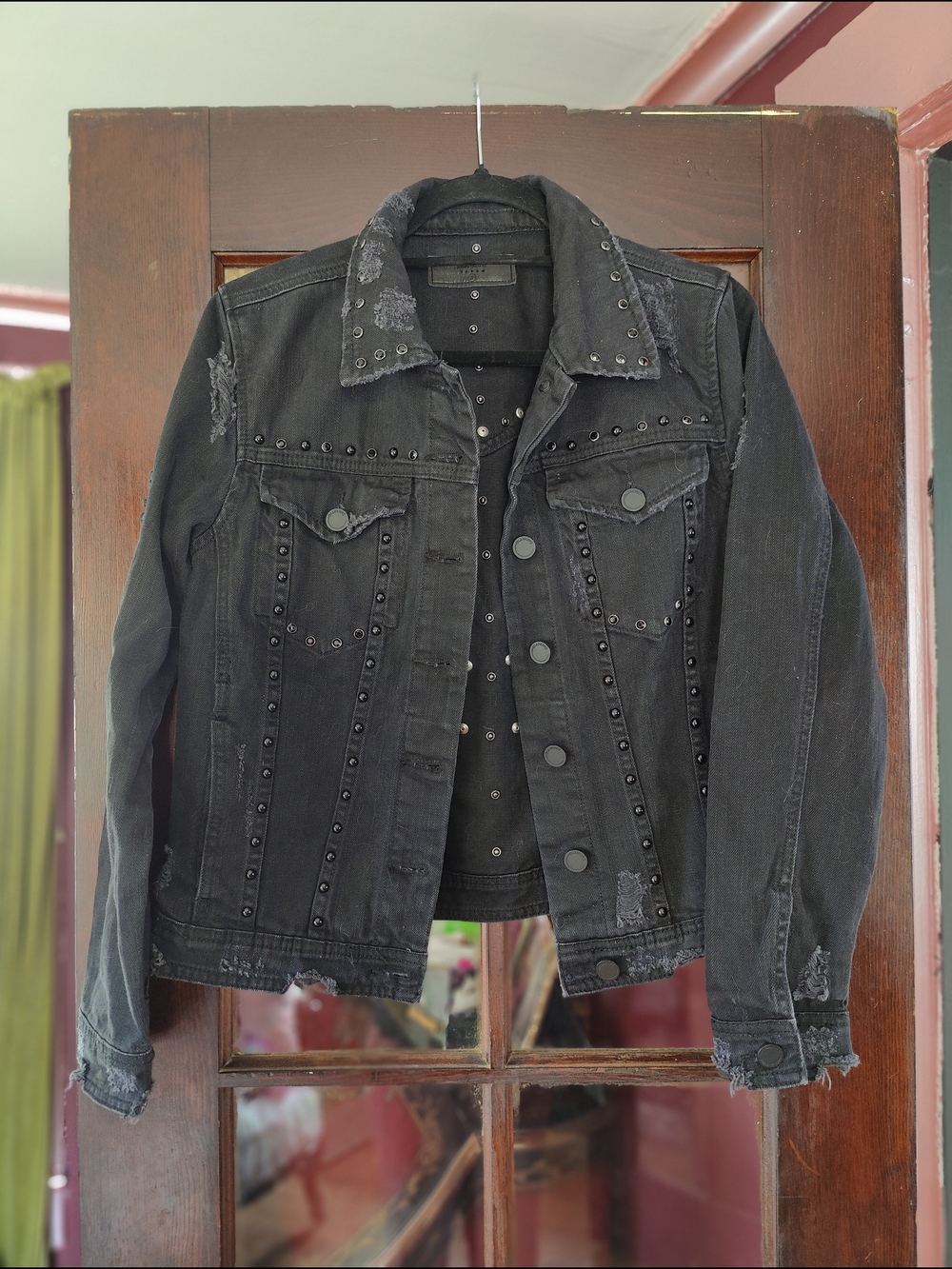 Blank NYC Women's Black Denim Jacket